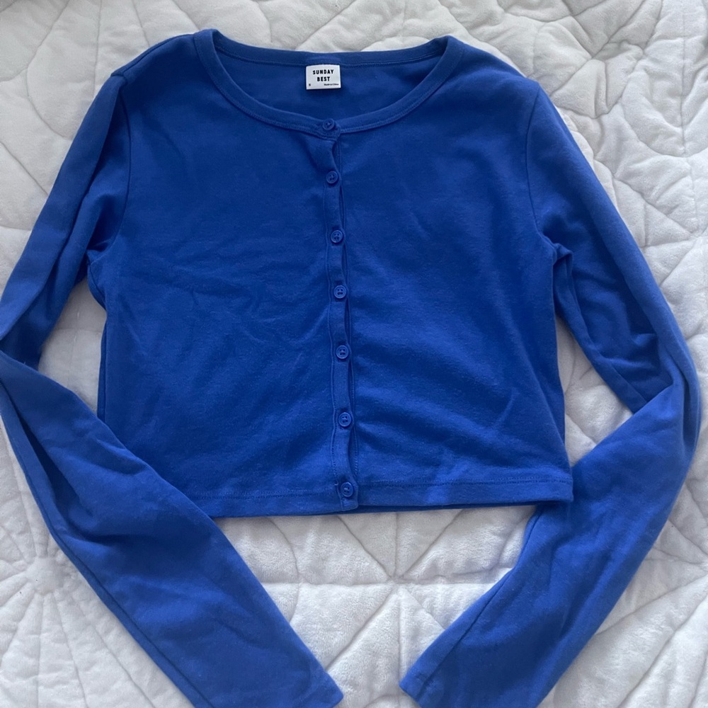 Sunday Best Aritzia button up top